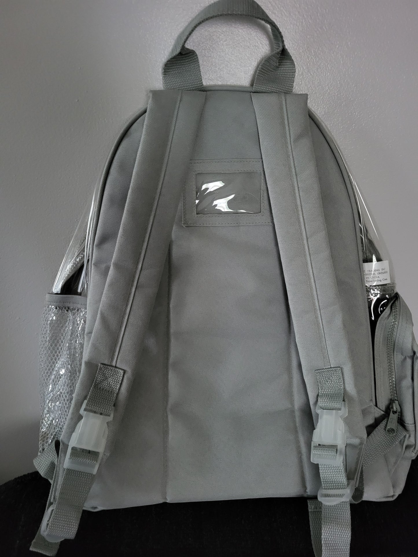 Topaz Heavy Duty Semi-Transparent Backpack