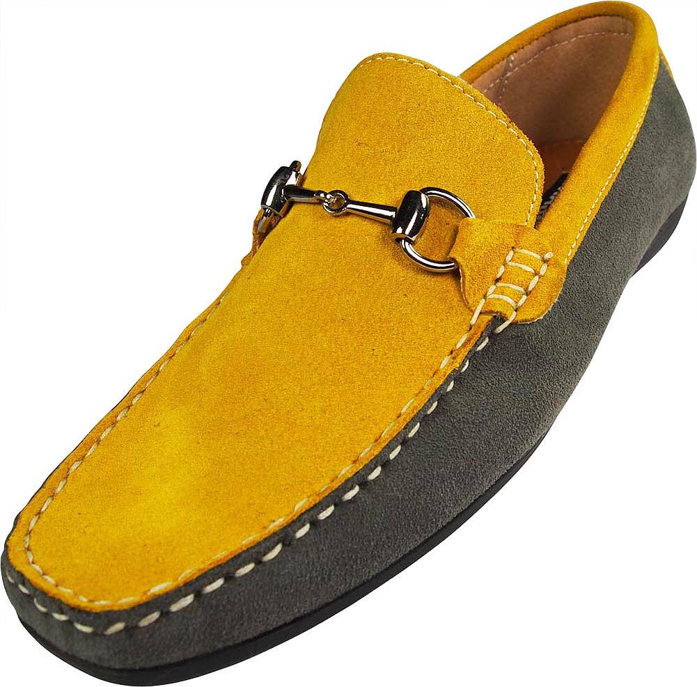 Masimo Men's Slip On Casual Dress Suede Driving Moccasin