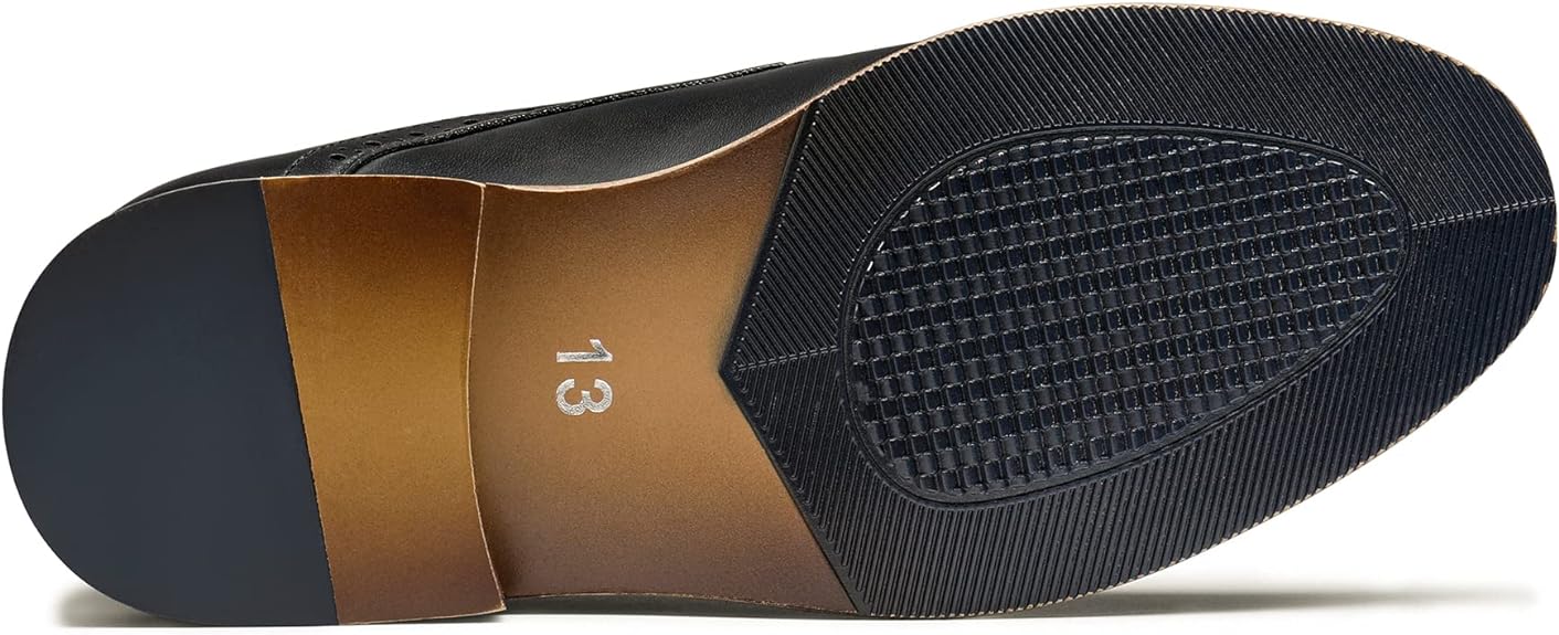 Bruno Marc Boy's Dress Shoes Classic Formal Leather Oxford Shoes, Size 9