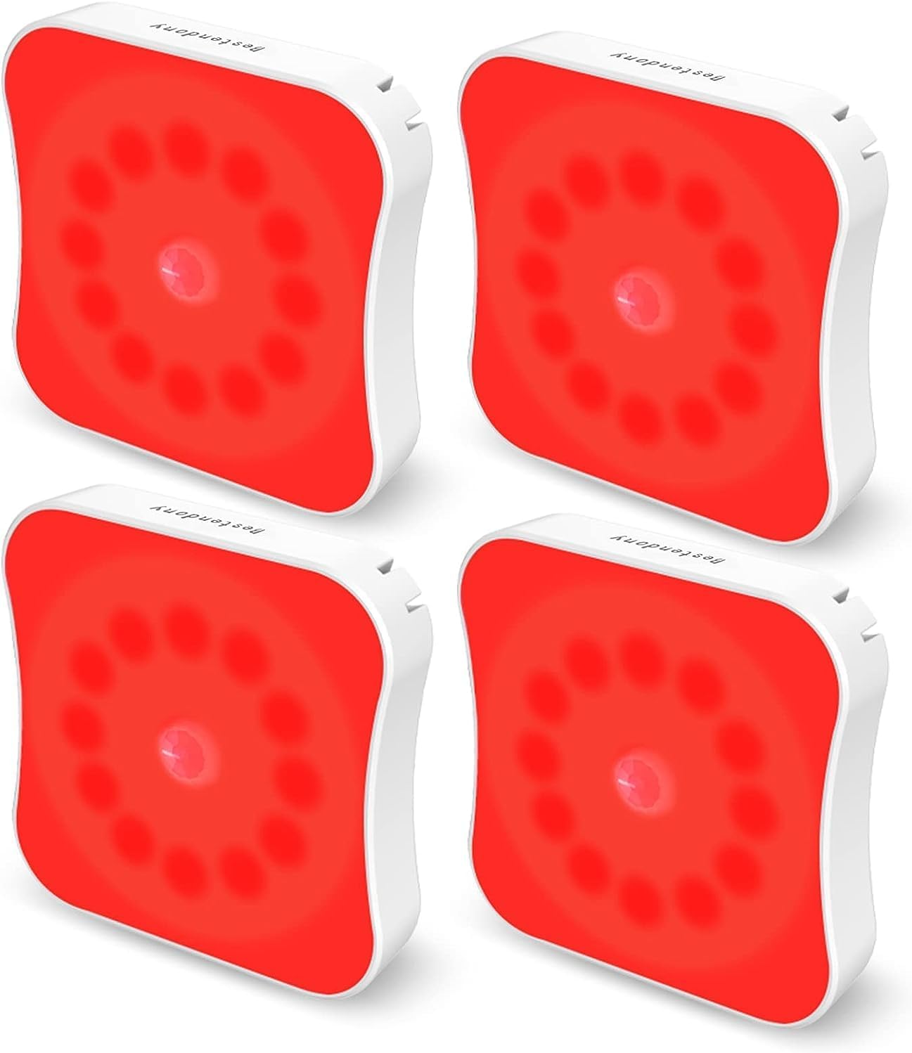 4-pack Indoor Rechargeable Motion Sensor Wireless Stick-on Night Lights