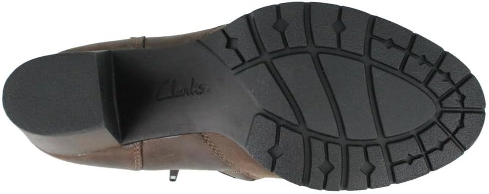 CLARKS Women's, Pause Majesty Ankle Boot, Brown 10M