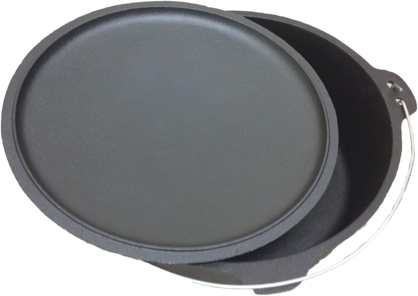 Cast Iron Dome Lid Dutch Oven 9 Quarts