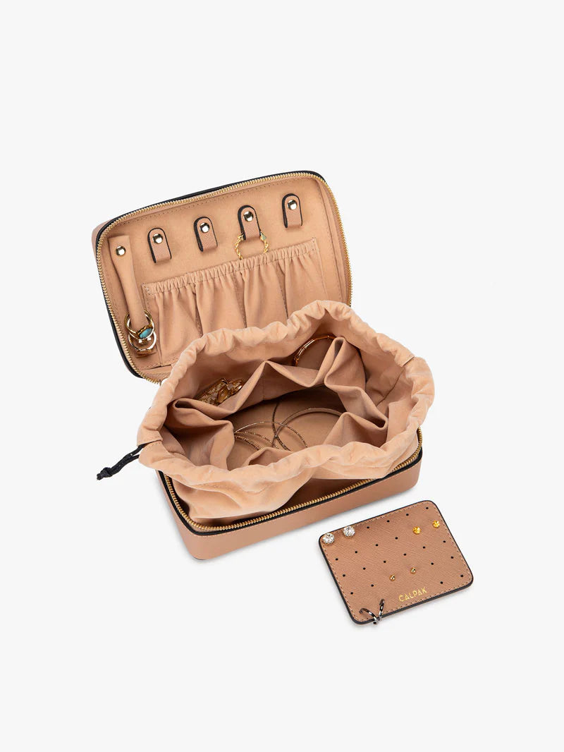 Calpak Jewelry Case, Caramel