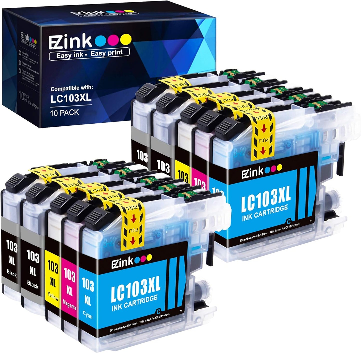 LC103XL INK / INKJET CARTRIDGE - BLACK YELLOW MAGENTA