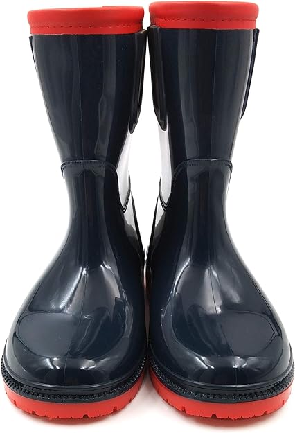 Kid Rain Boots, Chelsea Rubber, Waterproof, Size 13