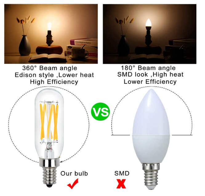 Kindeep T8 LED Bulb (6 Pack - Warm White)