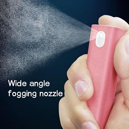Touchscreen Sterilization Mist Screen Cleaner Spray for You iPad, Laptop, MacBook Pro, Cell Phone, iPhone Smartphones, Versatile Cleaners (Pink)