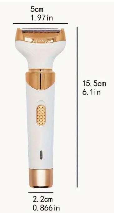Professional Lady Shaver 4-In-1 Grooming Kit, Nose Trimmer, Body Shaver, USB Charge, Bikini Shaving System, Eyebrow Trimmer