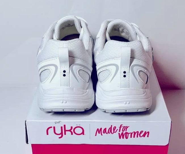 Ryka Standout Leather & Mesh Anatomic Walking Sneaker, Size 8.5M