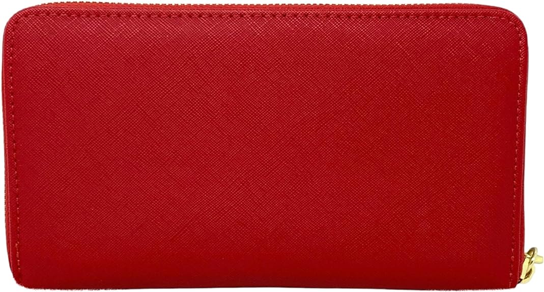 Steve Madden Bzippy Zip Around Wallet Wristlet, Red