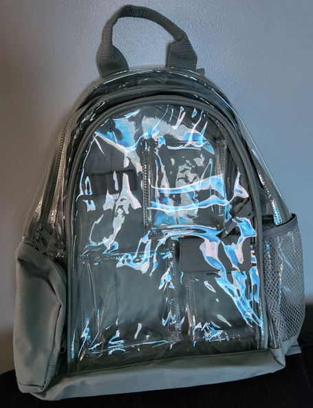 Topaz Heavy Duty Semi-Transparent Backpack