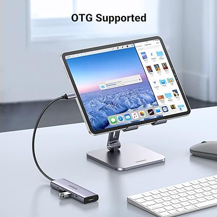 UGREEN USB C Hub, 5-in-1 USB-C Hub with 4K@60Hz HDMI, 100W Power Delivery, 3 USB-A 3.0 Data Ports, USB C Dock Adapter
