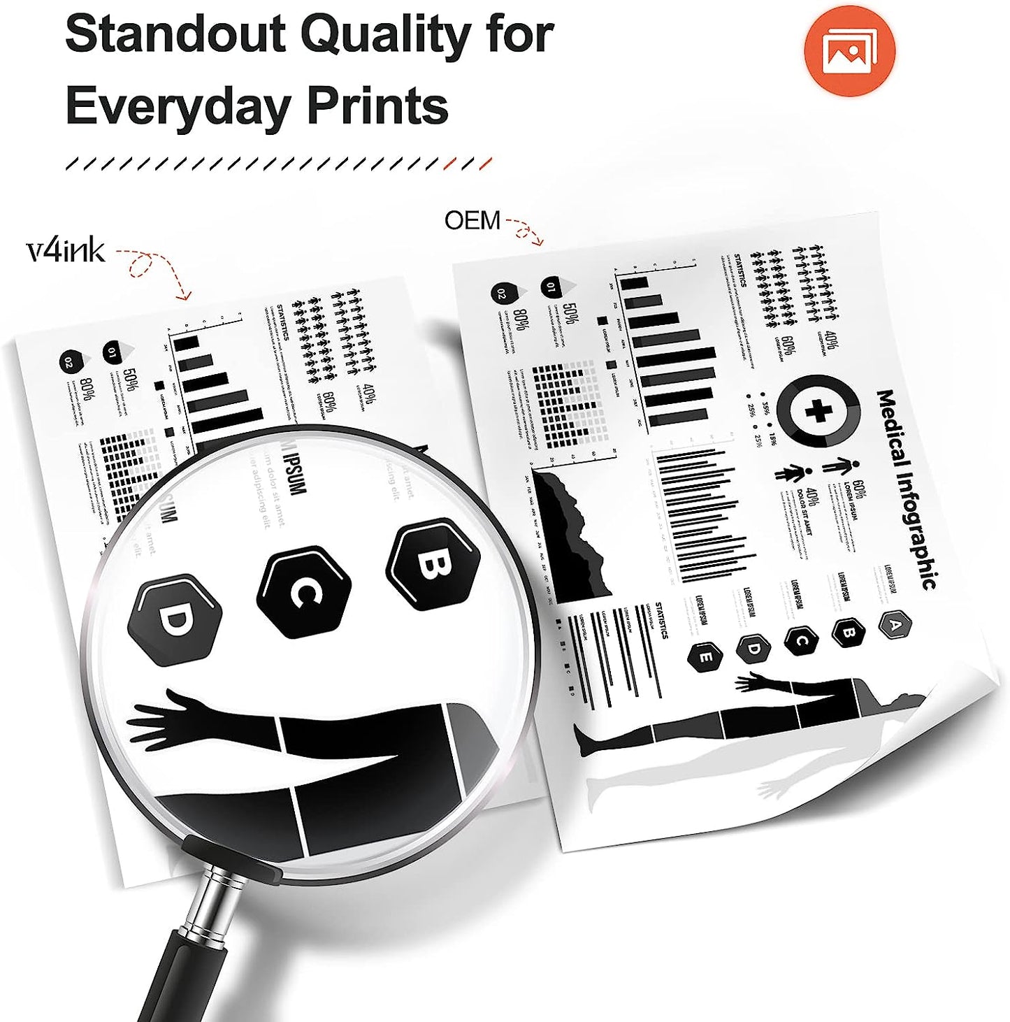 V4INK 1PK Compatible 19A Drum Replacement for HP 19A (CF219A) Drum Unit