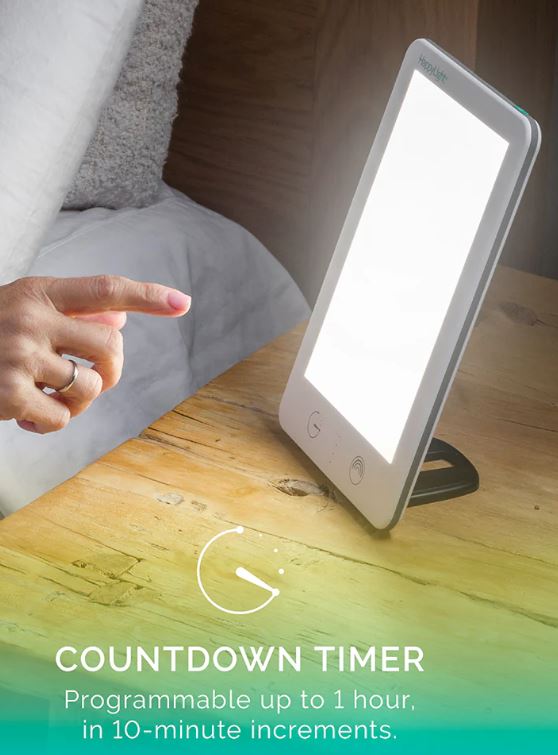 Verilux HappyLight Lumi Plus LED Light Therapy Lamp