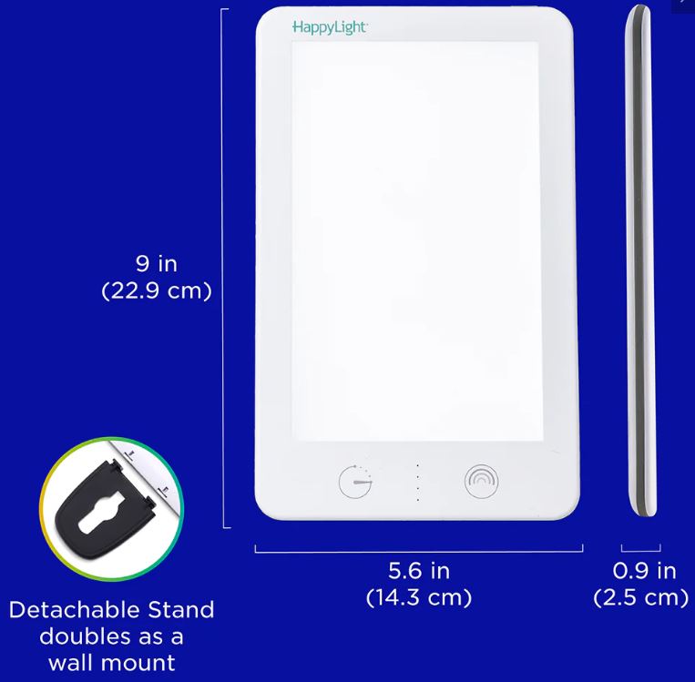 Verilux HappyLight Lumi Plus LED Light Therapy Lamp
