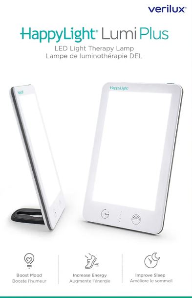 Verilux HappyLight Lumi Plus LED Light Therapy Lamp