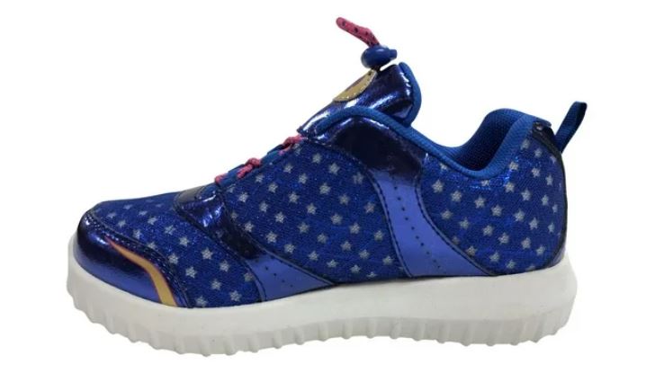 Wonder Woman Lighted Girls' Athletic Shoes, Size 3