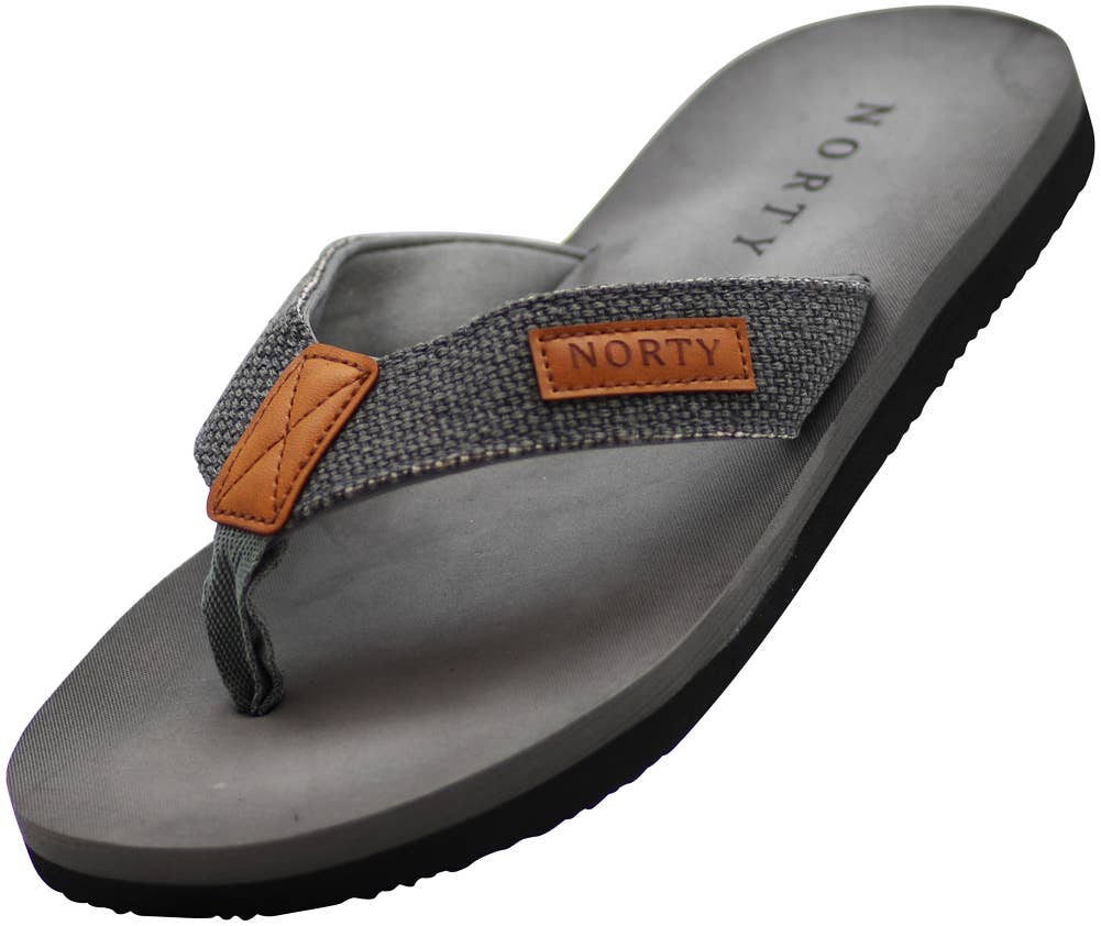 Norty Men's Soft EVA Sandal 41449, Grey