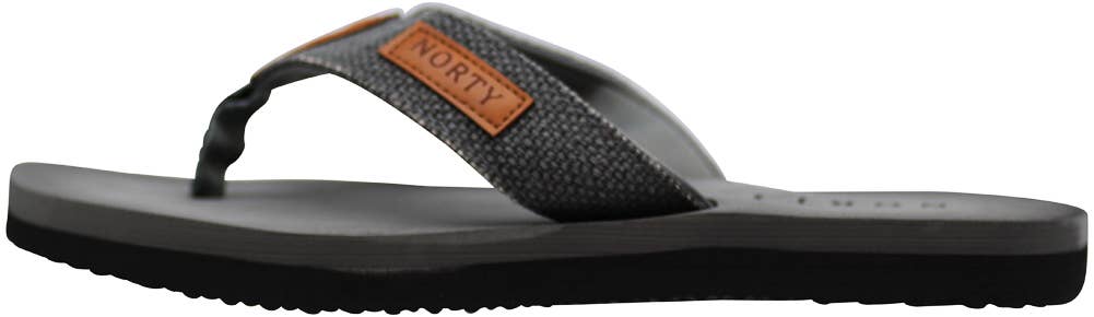 Norty Men's Soft EVA Sandal 41449, Grey