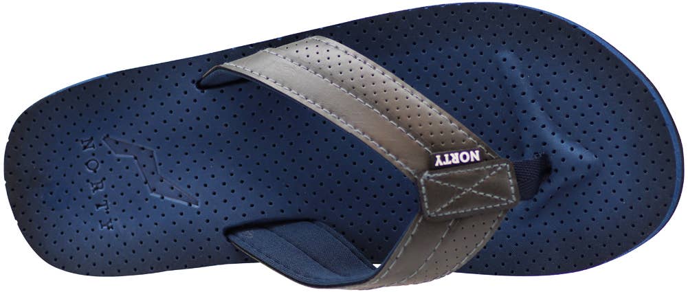 Norty Men's Soft EVA Sandal 41452, Navy - Black