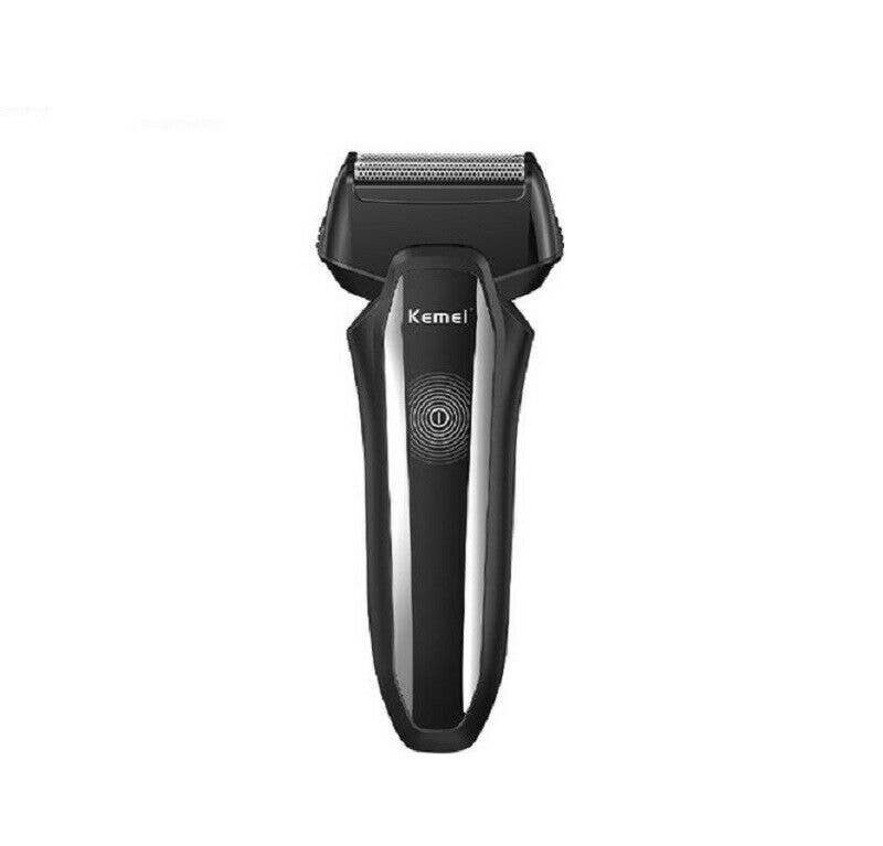 Kemei Men's Rechargeable Shaver With Two Blades, Face, Beard, Sideburns, and Mustache