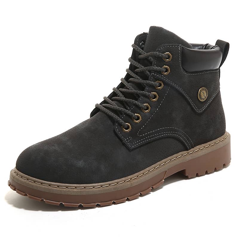 Winter outdoor windproof men's high boots