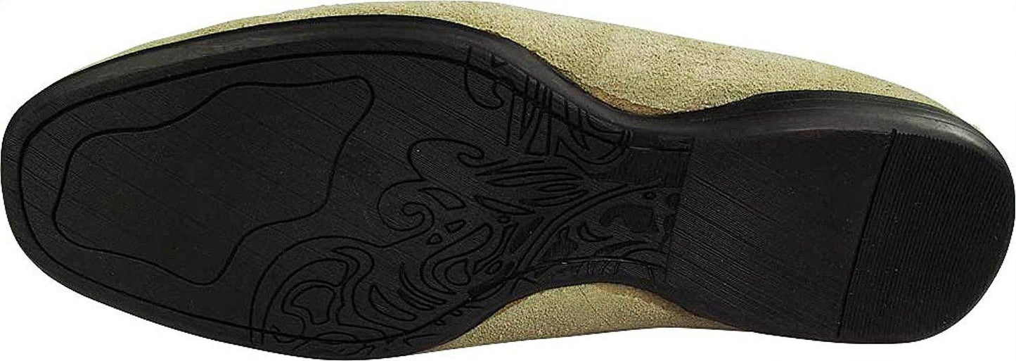 Masimo Men's Slip On Casual Dress Suede Driving Moccasin