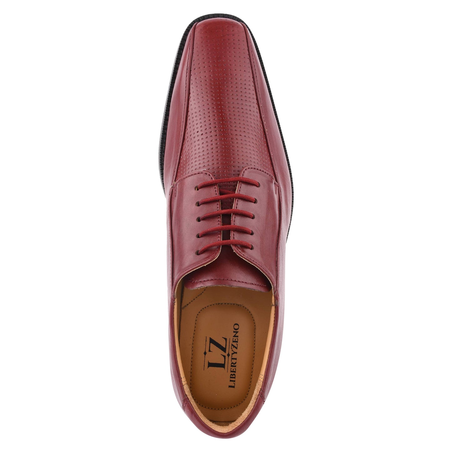 LIBERTYZENO Men's Derby Style Genuine Leather formal shoes