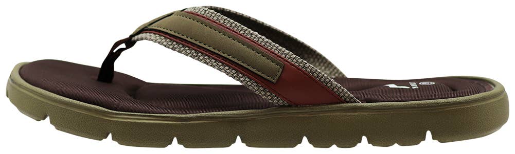 Norty Men's Memory Foam Foot-bed Comfort Casual Sandal Slip On, Size 10