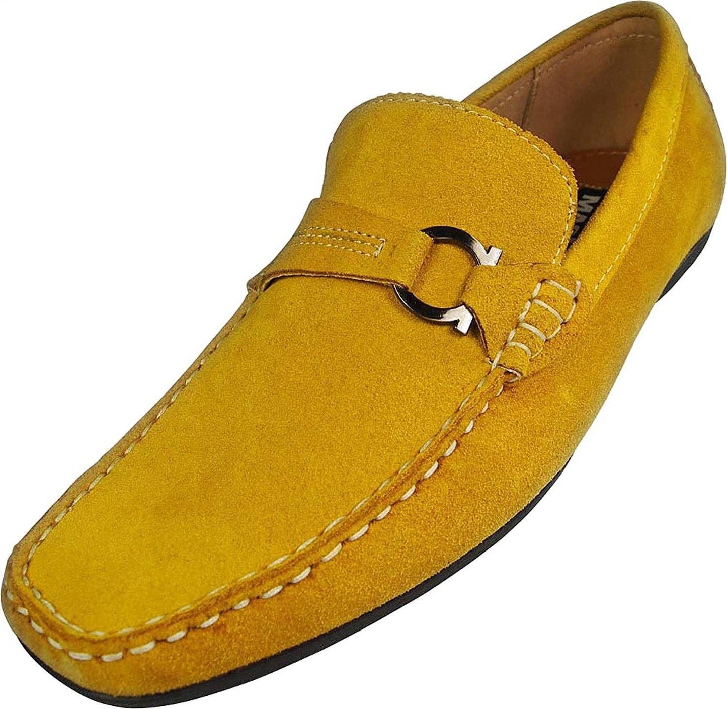 Masimo Men's Slip On Casual Dress Suede Driving Moccasin