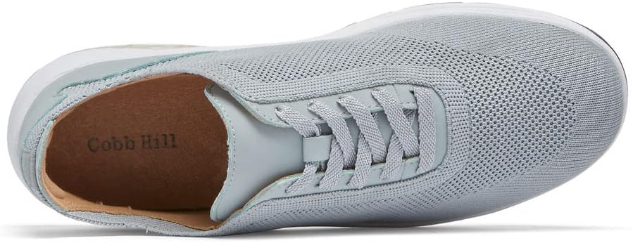 Cobb Hill Women's Knit Tie Piper, Grey, 8 M US