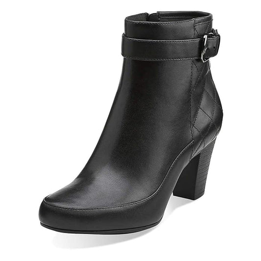 Clarks Bendables Sapphire Cameo Women's Ankle Boots (67230), (Black)