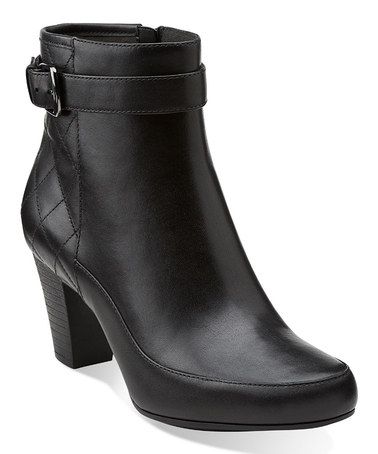 Clarks Bendables Sapphire Cameo Women's Ankle Boots (67230), (Black)