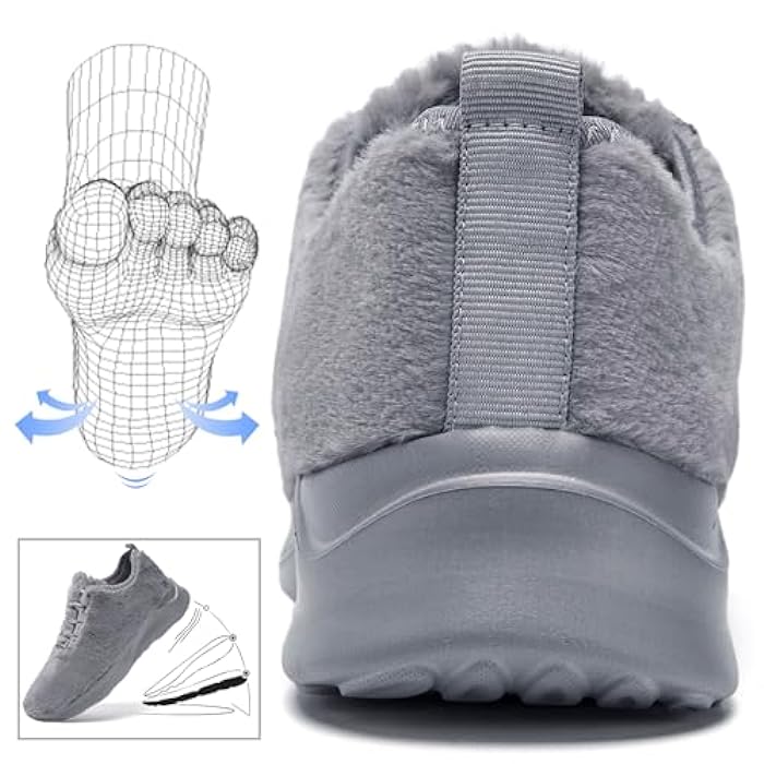 Women's Comfy Fur-type Sneakers
