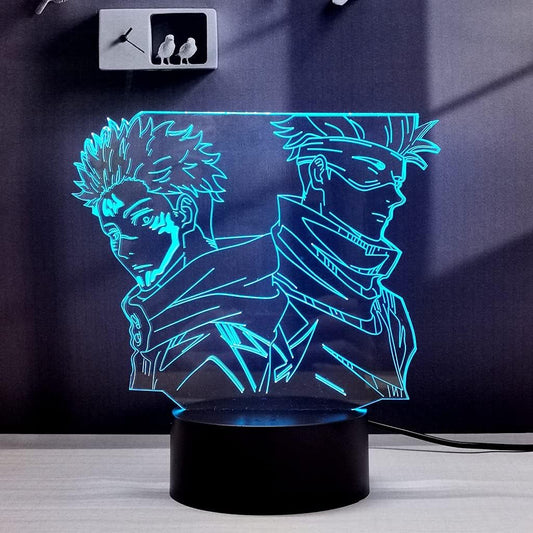 Jujutsu Kaisen 3D Illusion Lighting, 16 Colors Change Remote