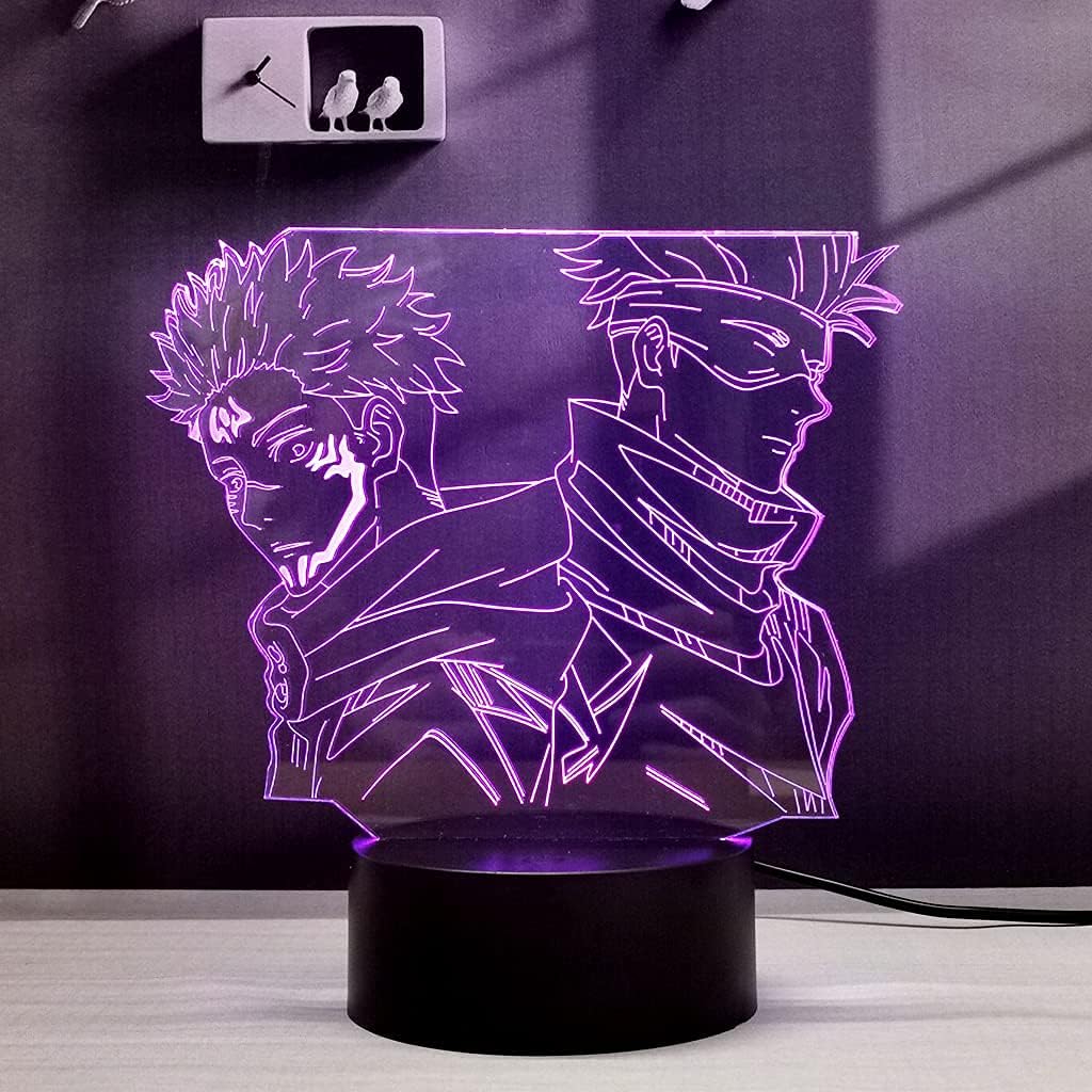 Jujutsu Kaisen 3D Illusion Lighting, 16 Colors Change Remote