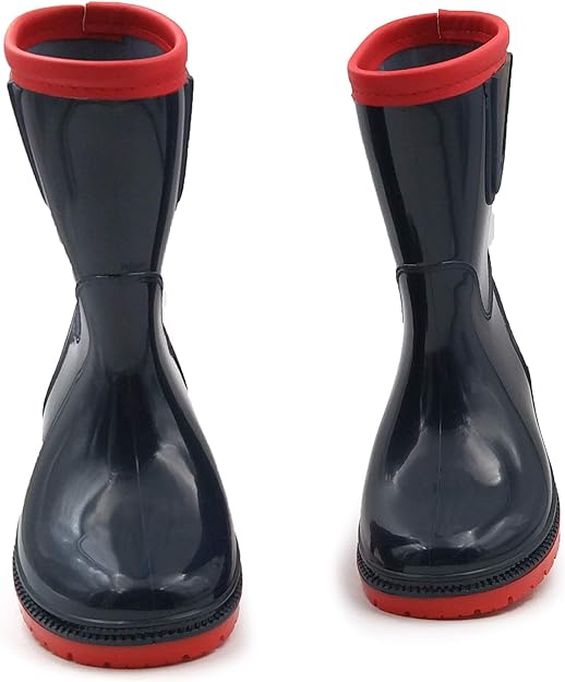 Kid Rain Boots, Chelsea Rubber, Waterproof, Size 13