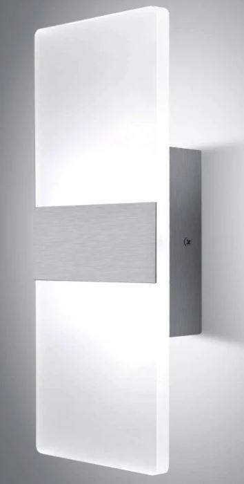 Lightess Modern 12W Dimmable LED Wall Lights, 1-Pack