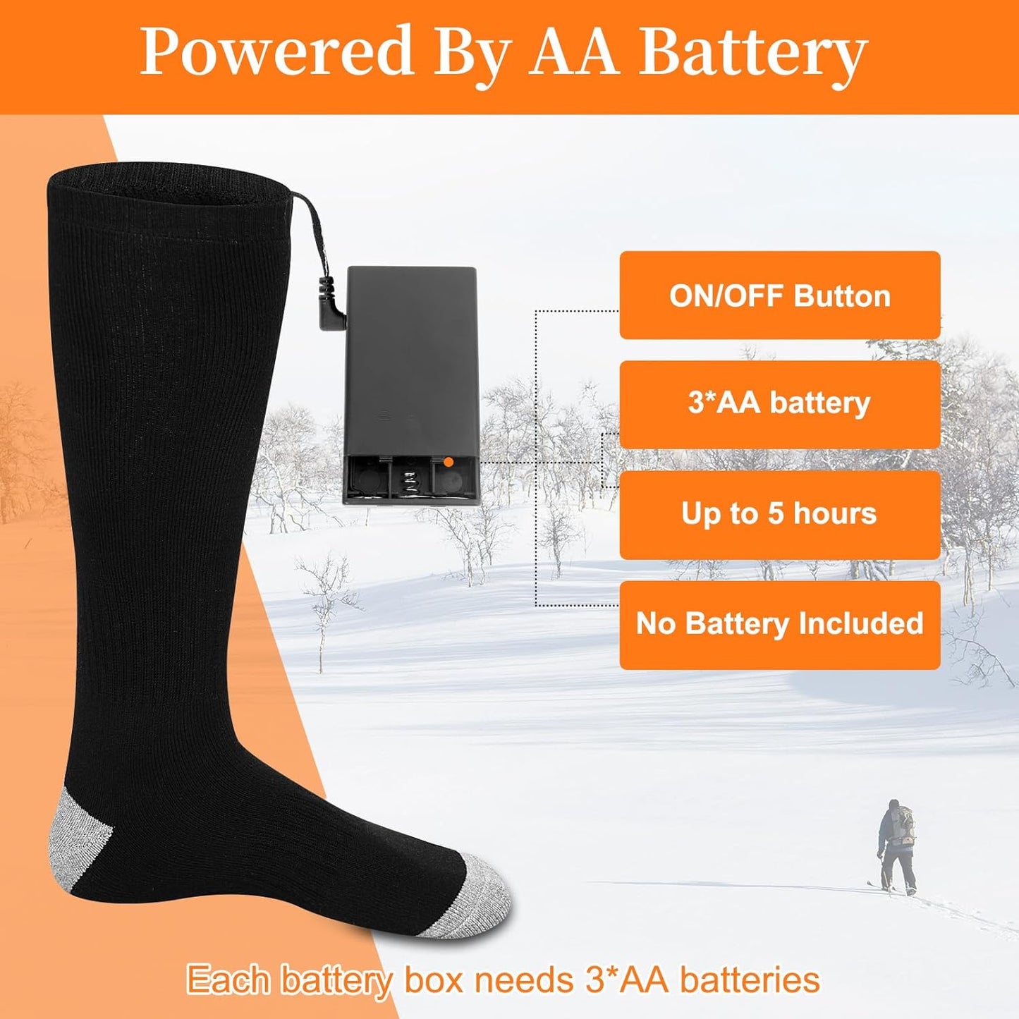 Battery-operated Heated Socks
