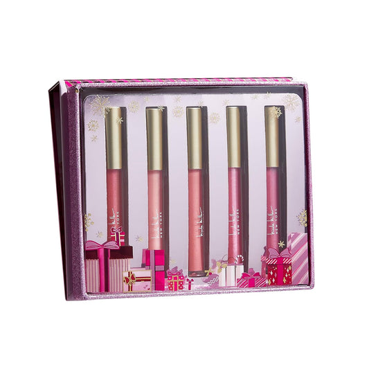 Nicole Miller 5-Piece Lip Gloss Set, Pink Glitz