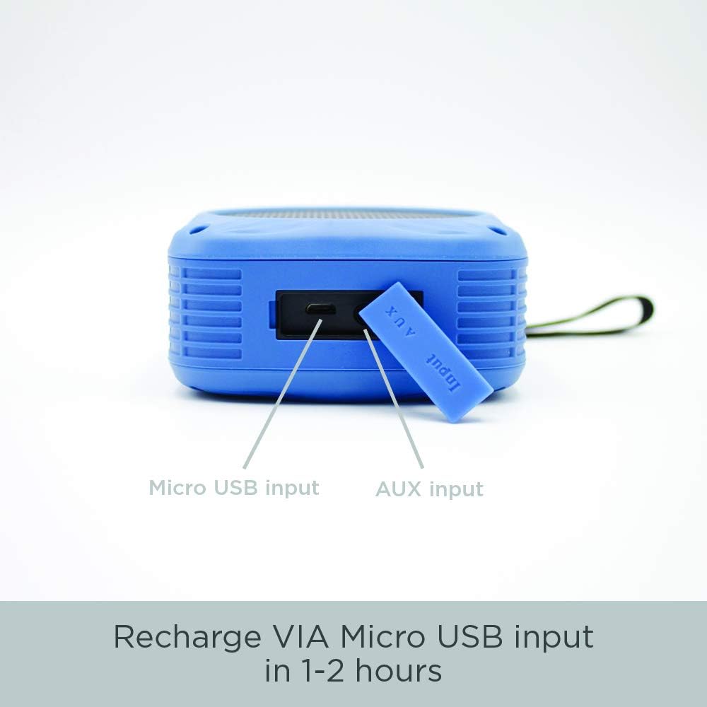 Waterproof Bluetooth speaker, solar & USB rechargeable