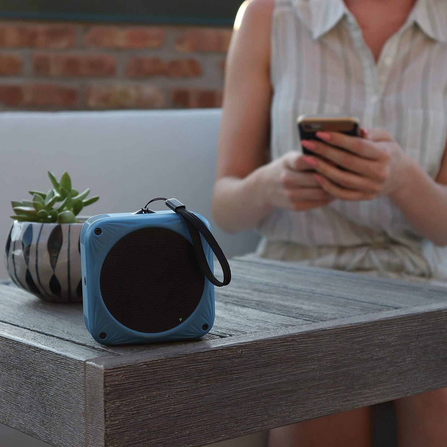 Waterproof Bluetooth speaker, solar & USB rechargeable