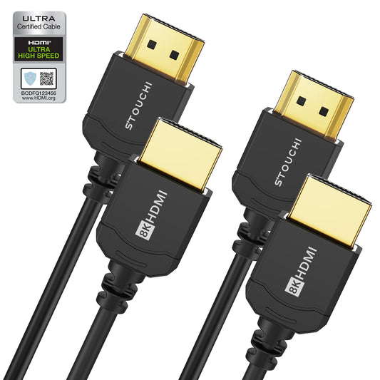 Stouchi 8K 10K HDMI Cable 48Gbps 5FT, Ultra High Speed HDMI Cables
