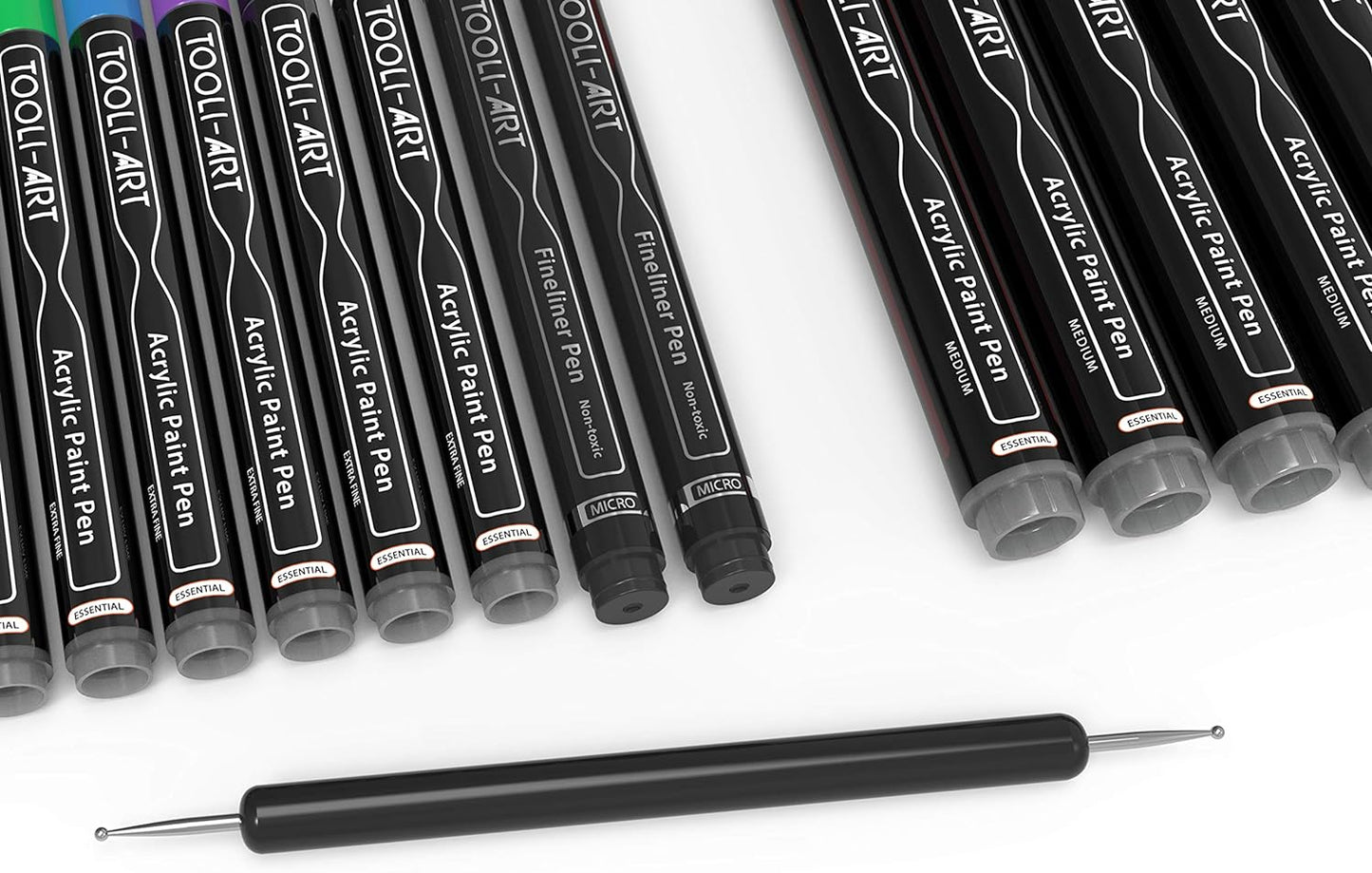 Rock Painting Starter 19 Pen Set In Zipper Case