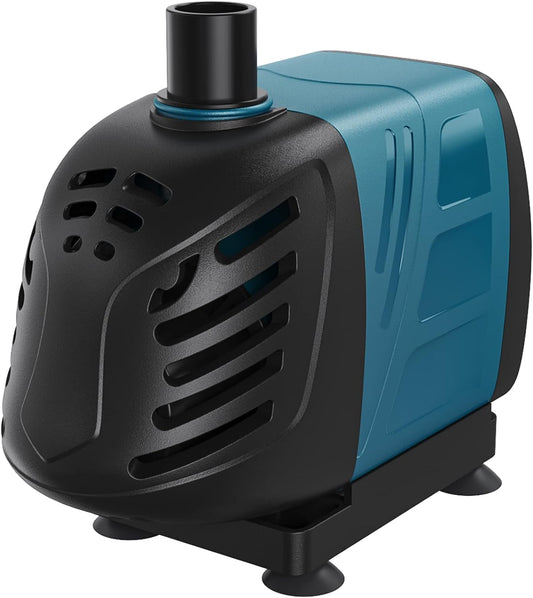 Uniclife Aquarium 320 GPH Submersible and Inline Water Pump, 6ft. Power Cord