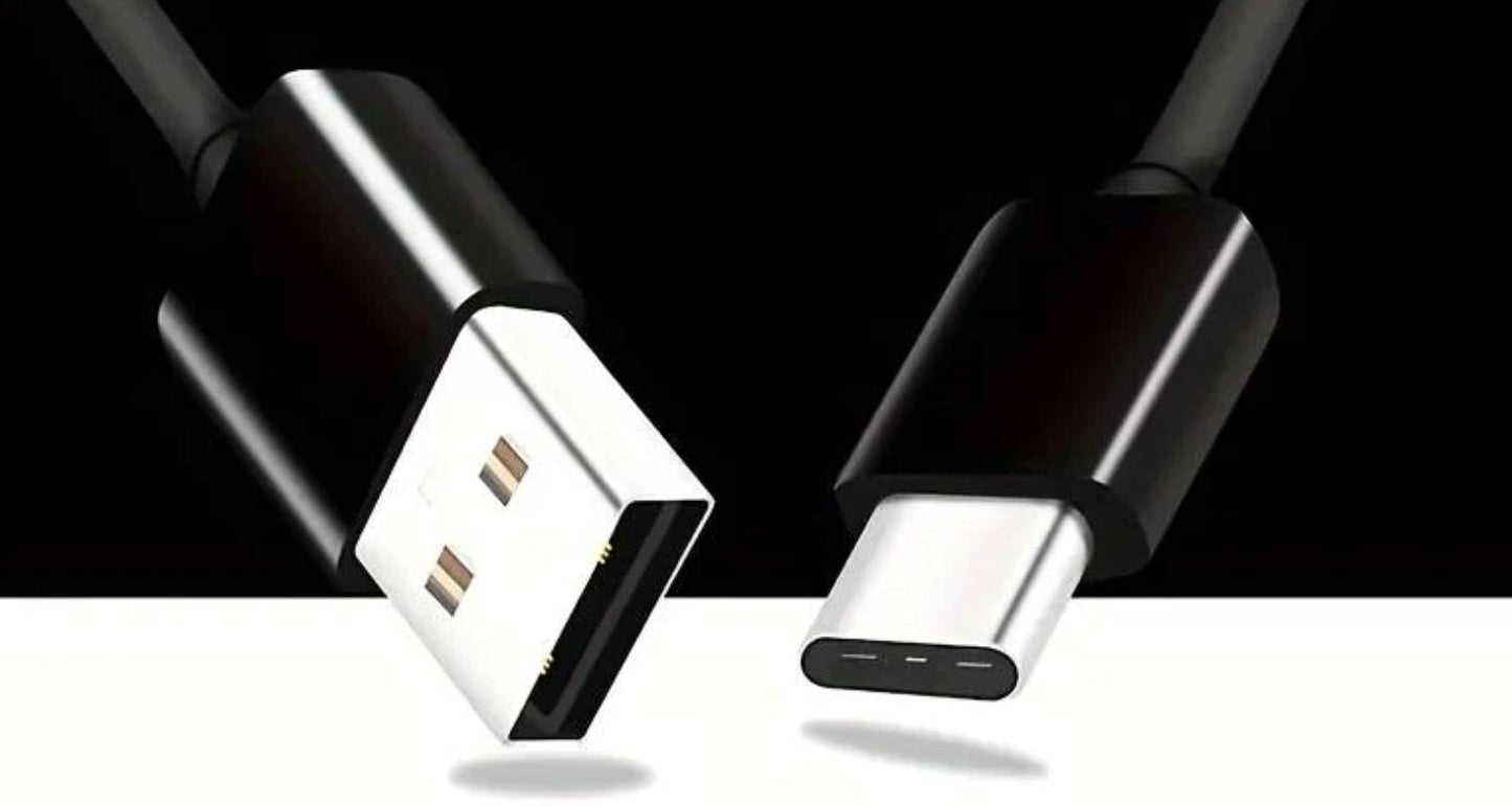 1pc USB-A to Type-C Fast Charging Braided Cable