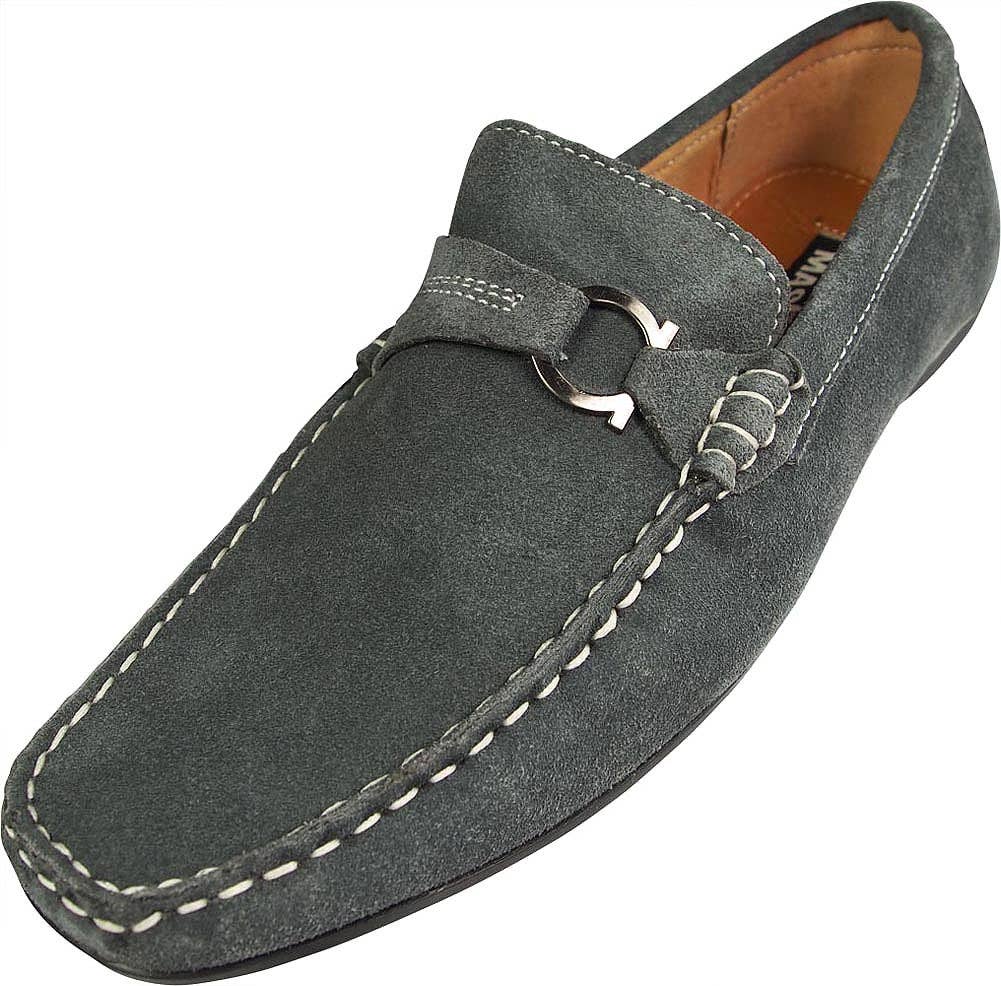 Masimo Men's Slip On Casual Dress Suede Driving Moccasin