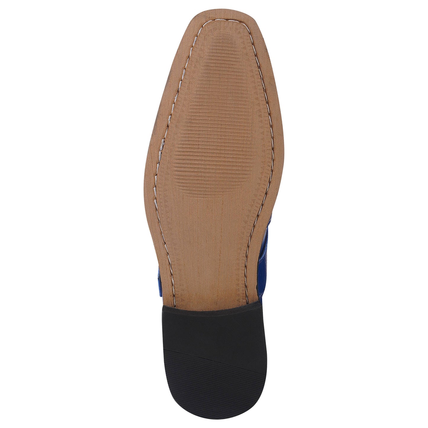 LIBERTYZENO Donna Men Leather Monk Strap Shoes