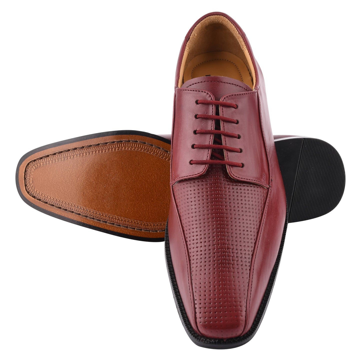 LIBERTYZENO Men's Derby Style Genuine Leather formal shoes