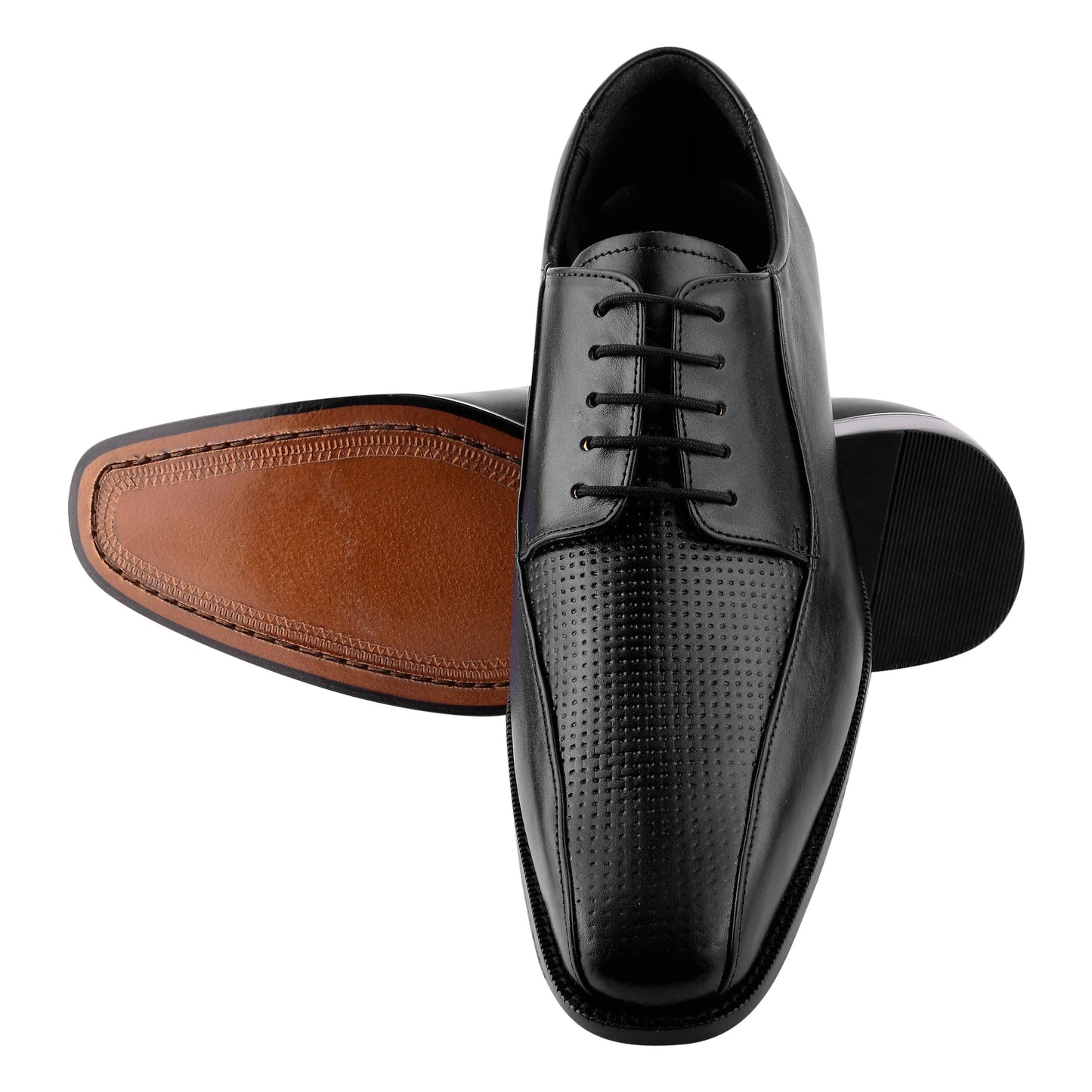 LIBERTYZENO Men's Derby Style Genuine Leather formal shoes
